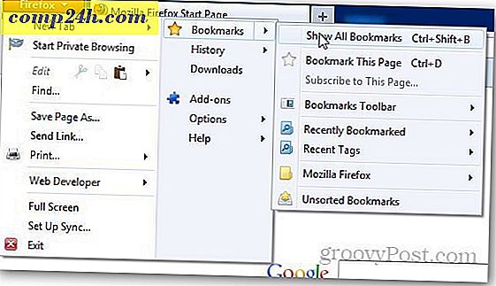 Sådan gendannes slettede bogmærker i Mozilla Firefox