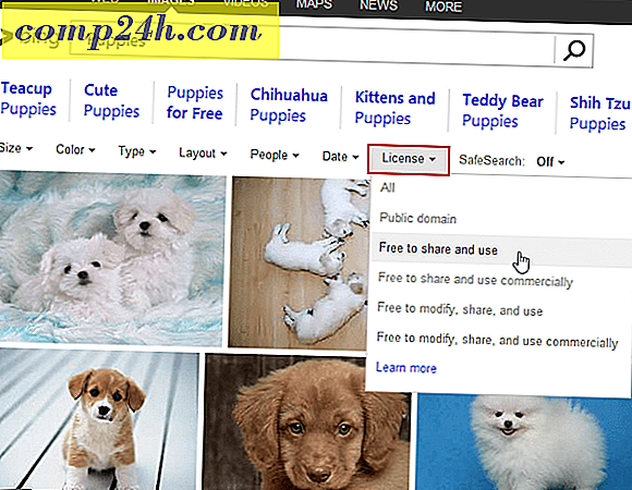 Verwenden Sie Bing und Google Image Search für kostenlose Bilder für Blog-Posts