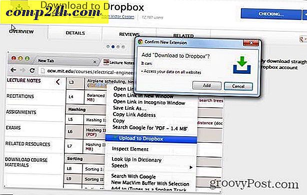 Ladda upp webbfiler direkt till Dropbox från webben