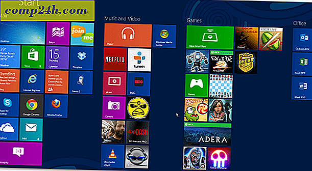 Lägg till Windows 8 Startskärm Apprader