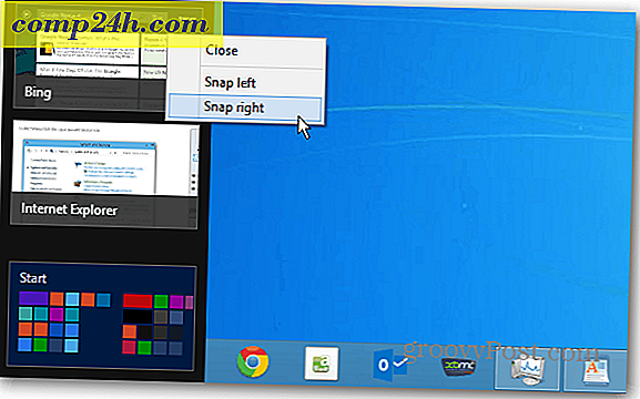 Hoe Windows 8 Apps en Desktop naast elkaar te bekijken