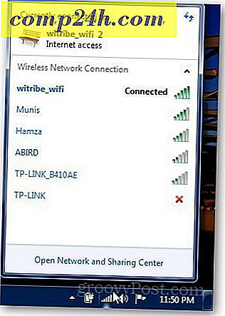 Sådan gendannes glemte Wi-Fi-adgangskoder i Windows 7