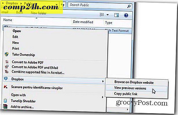 Återställ en borttagen fil i Dropbox eller få tillbaka en tidigare version