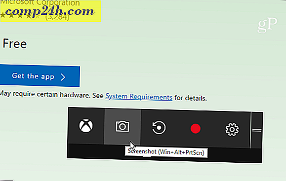 Hoe een screenshot te nemen in Windows 10 met Xbox Game DVR