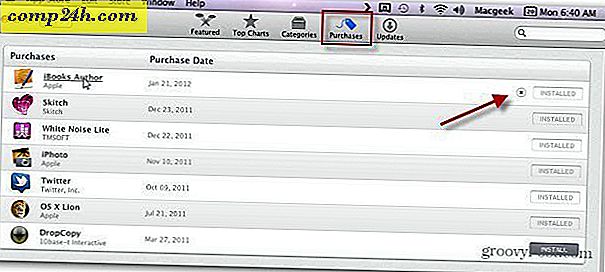 OS X Mac App Store: Dölj eller Display App Purchases