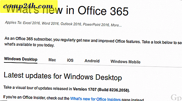 Kuinka selvittää, onko sinulla uusimmat päivitykset Windows 10: lle ja Office 365: lle asennettuna