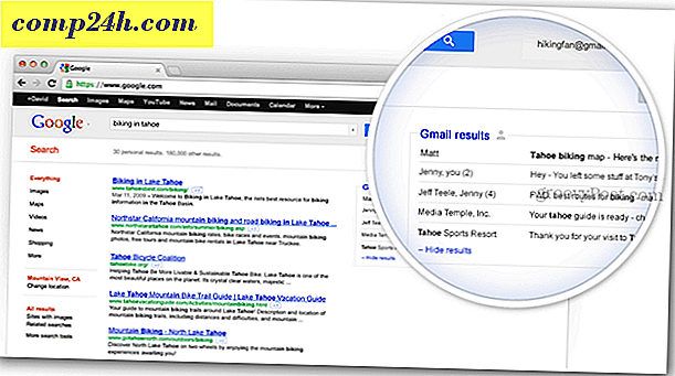 Gmail-resultaten inschakelen in Google Zoeken