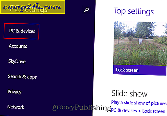 Hoe maak je een foto-diavoorstelling op Windows 8.1 Vergrendel scherm