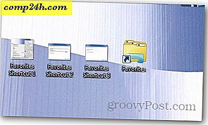 Hoe een bureaubladsnelkoppeling te maken naar favorieten in Windows 7 en 8