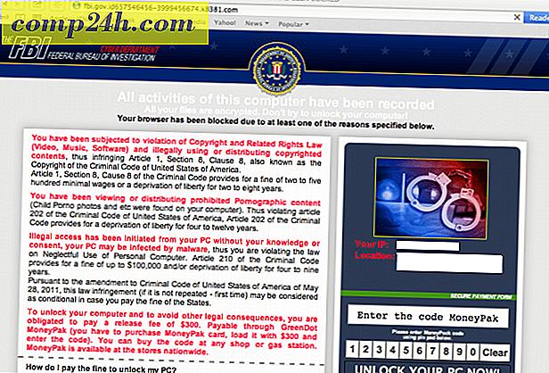 Ransomware-sivustot, jotka toimivat FBI-kohteina Mac OS X - kuinka se pysähtyy