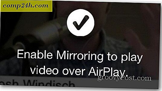 Sådan aktiveres AirPlay Mirroring på iPhone og iPad