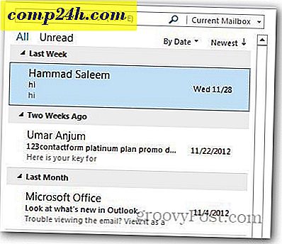 Outlook 2013 में संदेश पूर्वावलोकन को कस्टमाइज़ कैसे करें