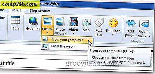 Het standaard watermerk instellen in Windows Live Writer
