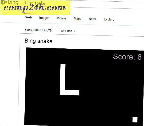 Bing Tip: Spil Nostalgic Games Snake and Pong
