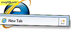 Internet Explorer 9: n "Uusi välilehti" -sivu