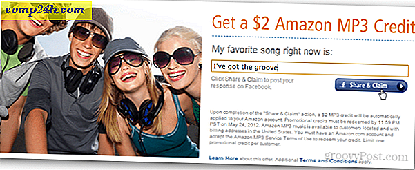 Få en gratis $ 2 Amazon MP3-kredit via Facebook
