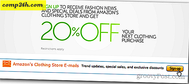 Få en 20% Off Code for Amazon Clothing via Email