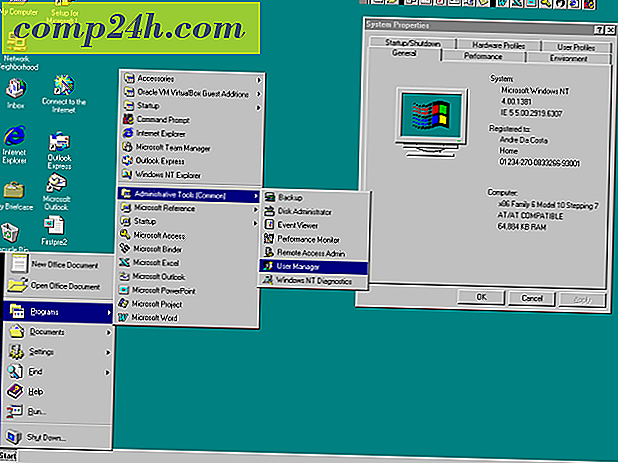 Katse Windows NT 4: een 20. vuosipäivänään