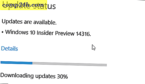 Windows 10 Preview Build 14316 for PC Udgivet til Insiders