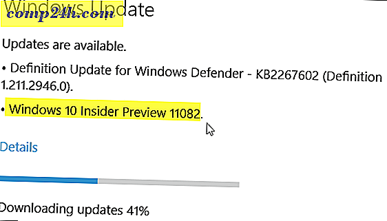 Windows 10 Insider Preview Build 11082 (Redstone) Tilgængelig nu