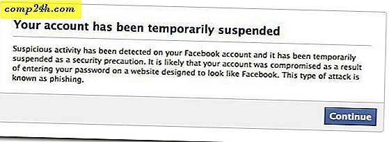 Facebook: Konto midlertidig suspendert?