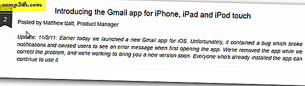 Gmail na iOS: Google Posts, Pulls from Apple Store