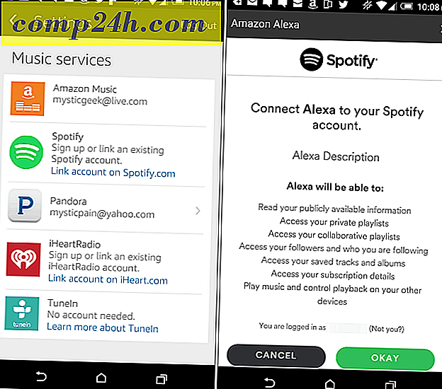 Je kunt nu Spotify rechtstreeks vanuit Amazon Echo spelen