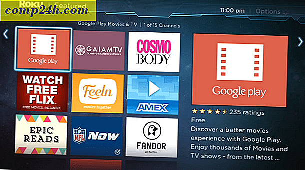 Google Play मूवीज़ और टीवी Roku चैनल स्टोर में जोड़ा गया