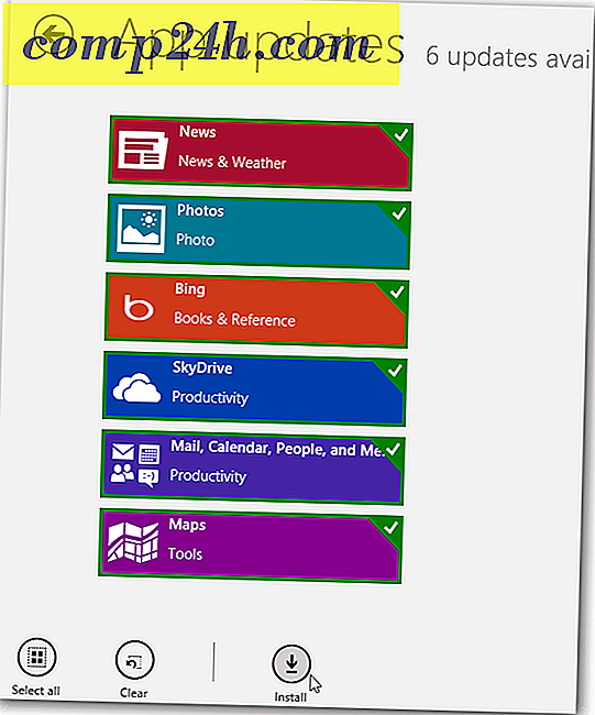 Windows 8 Ingebouwde app-updates nu beschikbaar