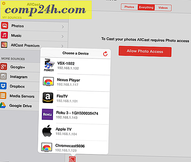 AllCast til iOS streams Media til Xbox, Roku, Chromecast og mere