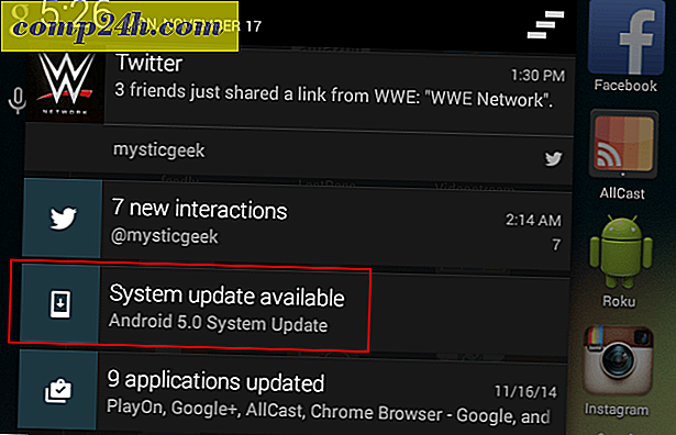 Installeer Android 5.0 "Lollipop" voor Nexus 7 (2012)