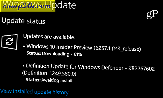 Windows 10 Insider Build 16257 til pc til rådighed nu