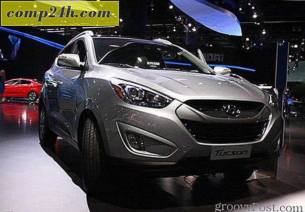 Drivs av Hydrogen 2015 Hyundai Tucson Bränslecell debut - Los Angeles Auto Show