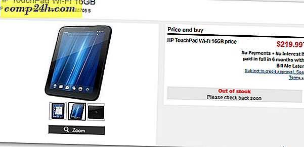 HP TouchPad: Prisforhøyelse Switcharoo for neste utgivelse av den drepte tablett