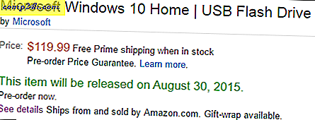 Förbeställ Windows 10 Retail USB Flash Drive från Amazon