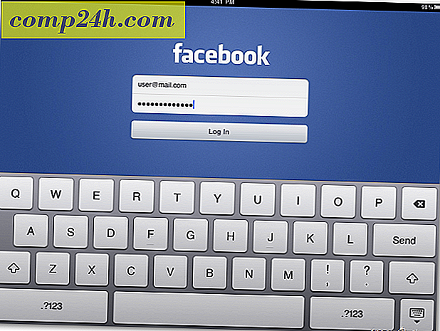 Facebook for iPad App: Ensimmäinen Katso