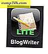 BlogWriter App Review: Blogger, WordPress på din iPhone