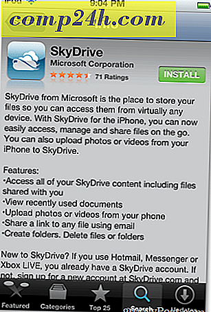 Windows Live SkyDrive til Apple iOS [Første udseende]