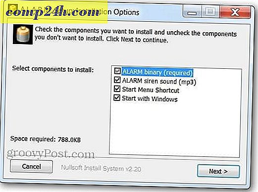 ALARM is een basis antidiefstalprogramma voor uw laptop