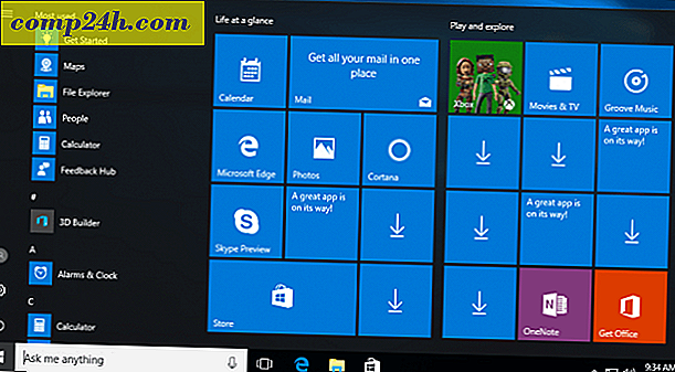 Kom i gang med menuen Ny start i Windows 10 årsdagen opdatering