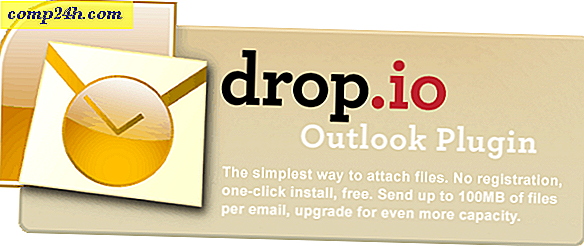 Send store vedhæftede filer gratis med Outlook og Drop.io