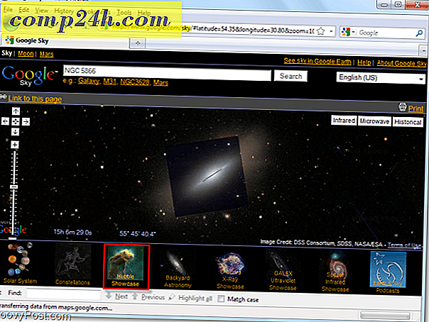 Utforska galaxen genom Hubble-teleskopet med Google Sky
