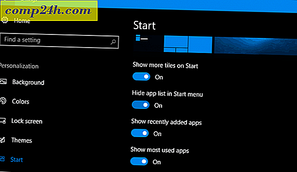 Windows 10 Tip: Sådan skjuler du alle apps-kolonner i startmenuen (opdatering af Windows 10-skabere)